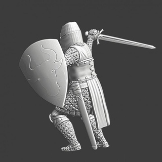 knight great helmet sword northern crusades miniatures Tabletop Characters & Creatures Historical Universe Store ancient battle figurine medieval wargaming warrior miniature tabletop infantry templar 28mm danish knights lake neva teutonic peipus ridder ritter 3d print model - Mito3D