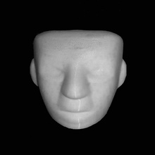 Stein Maske british museum london scan 3d print model - Mito3D