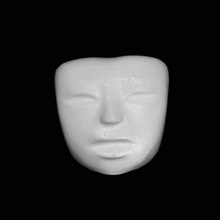poterie masque british museum londres numérisation 3d print model - Mito3D