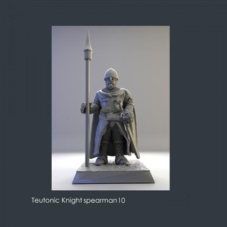 teutonic knight 10 vinciminiatures Tabletop Characters & Creatures Historical Universe Store stl detailed historical wargames miniature soldiers tabletop wargame 28mm knights historic crusades presupported 3d print model - Mito3D