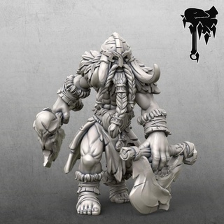 frost giant 01 rg sculpt Tabletop Characters & Creatures Fantasy Universe fantasy rpg wargames miniature ice huge tabletop dnd frostgiant dnd5e 3d print model - Mito3D
