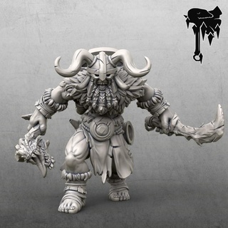 frost giant 02 rg sculpt Tabletop Characters & Creatures Fantasy Universe fantasy legend rpg wargames miniature ice huge tabletop dnd frostgiant dnd5e 3d print model - Mito3D