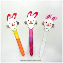 bunny cable holder bookmarks - nylon filament & garden animal animals bookmark rabbit bunnies rabbits tinkercad 3d print model - Mito3D
