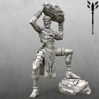 calcul géant 03 rg sculpter table personnages créatures fantaisie univers gros rpg jeux guerre Roche énorme dnd pierreux 3d print model - Mito3D