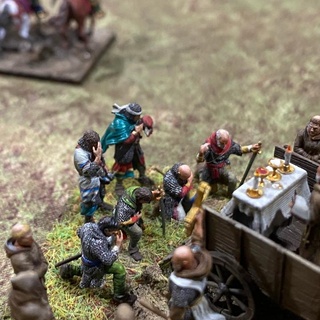 15mm 11th century spanish knights praying reconquer designs Tabletop Characters & Creatures Historical Universe medieval rpg spain dnd portugal crusades iberia crusaders reconquista reconquest 3d print model - Mito3D