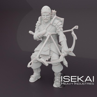 chain hero time - endless fantasy tactics isekai heavy industries Tabletop Characters & Creatures Fantasy Universe Store archer fighter knight man warrior male ranger 3d print model - Mito3D