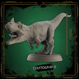 Ceratosaurus Ismael fırıncı Garcia oyuncaklar oyunlar hayvan yaratık rakamlar masaüstü karakterler yaratıklar mağaza hayvanlar Dinozor ejderhalar Jurassic minyatür dinozorlar Saurian gübre 3d print model - Mito3D