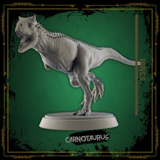 Carnotaurus Ismael fırıncı Garcia oyuncaklar oyunlar hayvan yaratık rakamlar masaüstü karakterler yaratıklar mağaza hayvanlar Dinozor Ejderha Jurassic minyatür dinozorlar Saurian gübre 3d print model - Mito3D