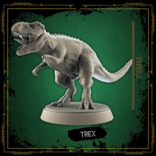 Trex Ismael fırıncı Garcia oyuncaklar oyunlar hayvan yaratık rakamlar masaüstü karakterler yaratıklar mağaza hayvanlar Dinozor Ejderha Jurassic minyatür dinozorlar Saurian gübre 3d print model - Mito3D