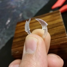 seta jóias pingente anel arco 3d print model - Mito3D