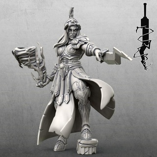 storm giant 02 rg sculpt Tabletop Characters & Creatures Fantasy Universe rpg warhammer miniature huge tabletop encounter dnd stormgiant dnd5e lighthing 3d print model - Mito3D