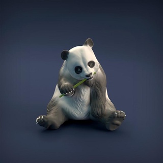 dev panda hayvan den minyatürler oyuncaklar oyunlar yaratık rakamlar Sanat bambu ayı Şirin fantezi figürinler doğa gerçekçi heykel oyuncak Arkadaş yaban hayatı Asya yırtıcı dnd ormanlık alan 3d print model - Mito3D