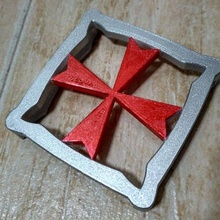 shay tapınakçı çapraz toka mücevher assassin assassin'screed templar namussuz 3d print model - Mito3D