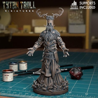 knight says ni pre-supported tytantroll miniatures Store creature fantasy monster miniature python holy scaled dnd 32mm monty grail presupported 3d print model - Mito3D