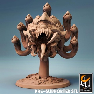 beholder lord print Tabletop Characters & Creatures Fantasy Universe eye d&d dnd cacodemon lotp beolder 3d print model - Mito3D