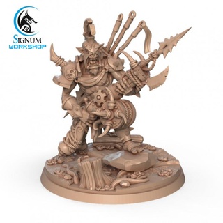 ritgar swamps shooter signum workshop dungeons fantasy miniatures orc tabletop ranger scout gunner tribe ttrpg presupported 3d print model - Mito3D