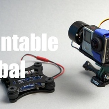 montierbar gopro gimbal gadgets Elektronik 3d print model - Mito3D
