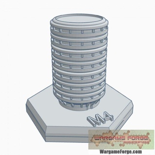 sci fi edificio 35 esadecimale carta geografica scala hmssf035 gioco guerra fucina negozio terreno battletech 3d print model - Mito3D