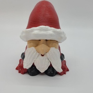 santa gnome andrew goldberg Home & Garden Homeware Ornaments Festivities Christmas christmas winter holidays holiday claus 3d print model - Mito3D