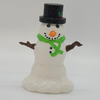 kardan adam Andrew Goldberg ev Bahçe eşyaları süsler şenlikler Noel kış kar tatil 3d print model - Mito3D