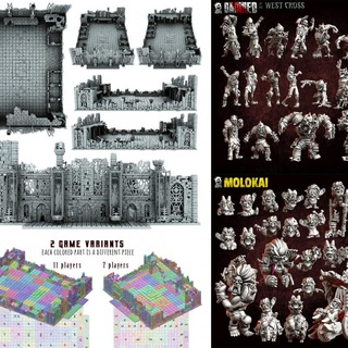 batı çapraz mgpix masaüstü karakterler yaratıklar fantezi Evren mağaza 3D yazdırılabilir arazi çanak Futbol mumya rpg ölümsüz Warhammer zombi kan minyatür dnd 32mm gw scheleton 3d print model - Mito3D