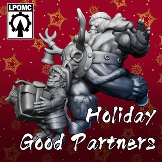 holiday partners - star players pre supported chih-te yu Home & Garden Festivities Christmas Tabletop Characters Creatures Fantasy Universe christmas fantasy football miniature ogre halfling bloodbowl starplayer 3d print model - Mito3D