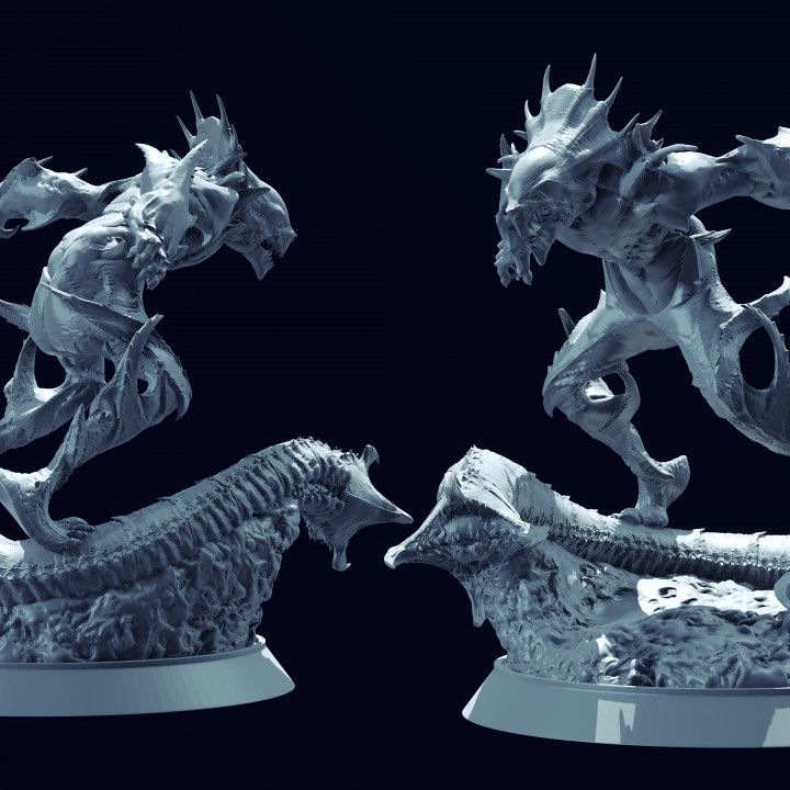 necromancer pose 1 gekko miniature Tabletop Characters & Creatures Fantasy Universe Store fantasy monster character tabletop d&d 3D print model - Mito3D