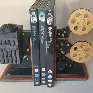 vintage projector bookends wayne jordan Home & Garden Office Bookends Bookmarks film tv 3d print model - Mito3D