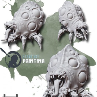 şişkinler standart sanat boyama 40k yabancı savaş çanak böcek işgalciler Warhammer bomba zerg Boule Tyranids xenos geçersiz zalim zerlingler sürgün sürgünler 3d print model - Mito3D