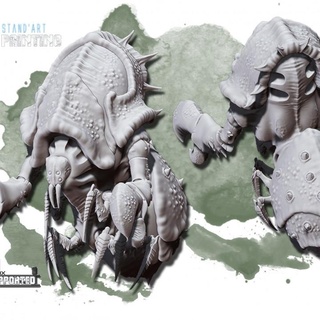 Behemoth stand 39 art pittura 40k alieno capo Dio insetto invasori mostro warhammer bruto zerg tiranidi vuoto tiranide Zerg 3d print model - Mito3D