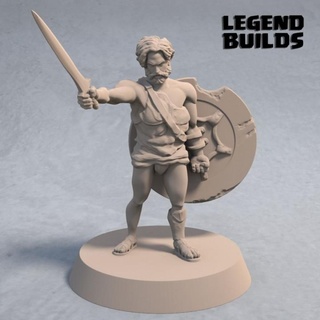 helots thedidus - pose 2 legendbuilds Tabletop Characters & Creatures Fantasy Universe army dragons dungeons fantasy fighter rpg soldier warhammer ttrpg 3d print model - Mito3D