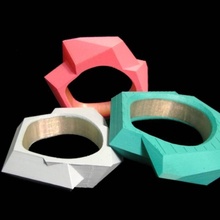 geométrica pulsera joyería 3d print model - Mito3D