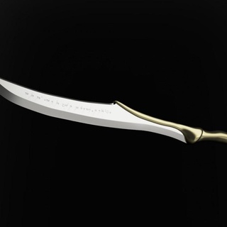 Elvish espada kevin adereços cosplay réplica espadas facas livre 3d print model - Mito3D