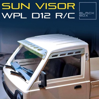 wpl d12 sunvisor side window protection black-box-miniatures stl  RC Cars carry window radio suzuki rc custom controlled upgrade blackbox d12 sunvisor wpl rcdrift wpld12  3d print model - Mito3D