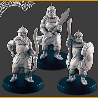 desert palace guards support-free evan carothers Tabletop Characters & Creatures Fantasy Universe Store 3d print model - Mito3D