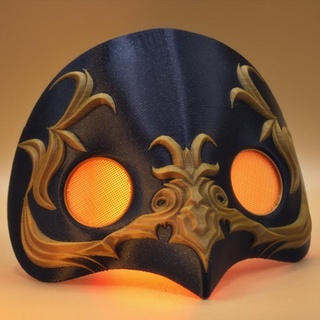 mascarar antigos mandioca sepp nen adereços cosplay máscaras capacetes jogos suporte fantasia Admirador arte ffxiv endwalker 3d print model - Mito3D