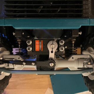 3dsets landy model 3 front axle servo mount lev mishin Build a 3D Printer 3d print model - Mito3D