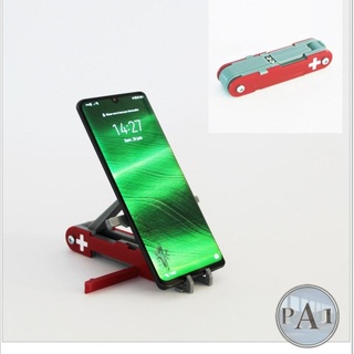 swiss knife cell holder phone stand pa1 Gadgets & Electronics Phones Tablets Phone stands Store cool camping classic cute home support useful compact survival swiss-knife 3d print model - Mito3D