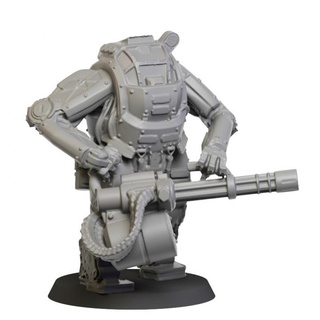 begemot exosuit albinoraven miniatures Tabletop Characters & Creatures Sci-Fi Universe Store armour soldier warhammer heavy infantry minigun 28mm powerarmour wh40k 32mm heavyweapon 3d print model - Mito3D
