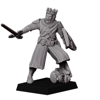Bretonnia kral ayak imparatorluk minyatürler masaüstü karakterler yaratıklar fantezi Evren mağaza savaş oyunları Warhammer masa Britanya Bretonlar Kingdome eşitlik krallık Akitanya 3d print model - Mito3D