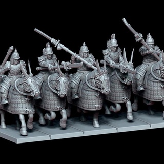horsemen celestial empire miniatures Tabletop Characters & Creatures Fantasy Universe Store army chinese wargames warhammer boardgames miniaturas cathay catay 3d print model - Mito3D