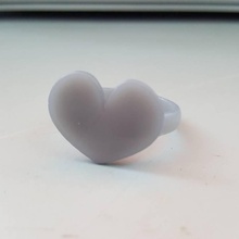 coeur bague bijoux cœur l'anneau 3d print model - Mito3D