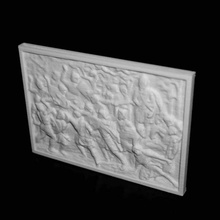 dacian war bas-relief deva romania scan 3d print model - Mito3D