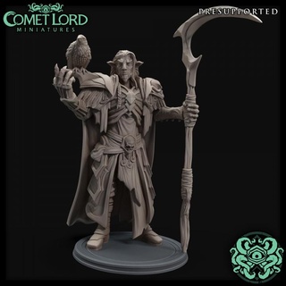 barrow firbolg grave cleric comet lord miniatures Tabletop Characters & Creatures Fantasy Universe Store undead death scythe dnd dnd5e 3d print model - Mito3D