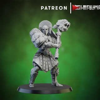 spartano consegnato arma 4 supporto pronto ghamak tavolo personaggi creature fantasia universo gioco guerra warhammer miniatura martello tempesta età collettore pittore dnd cast esploratore aos 3d print model - Mito3D