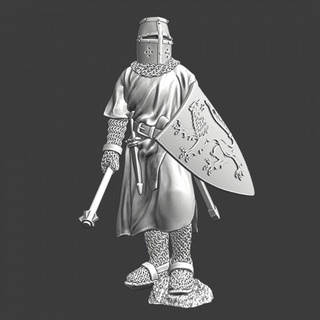 medieval german knight mace northern crusades miniatures Tabletop Characters & Creatures Historical Universe Store fantasy figurine historical model wargaming warrior wolf miniature order toysoldier templar 28mm crusader dismounted teutonic 1242 3d print model - Mito3D