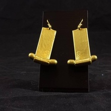art-hotdog earrings jewellery stl art ring 3dprint 3d print model - Mito3D
