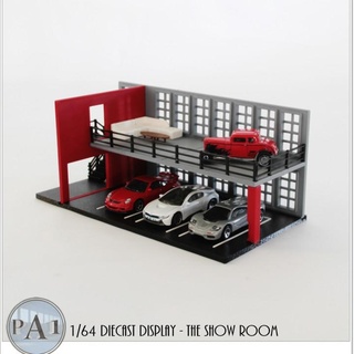 mini garage diorama 1 64 scale diecasts - model 006 show room pa1 Toys & Games Toy Vehicles Home Garden Homeware Ornaments Store car accessories collection display easy toy truck kid collector hotwheels matchbox diecast johnnylightning showroom 3d print model - Mito3D