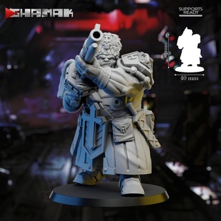 firstborn ogre granadier 3 support ready ghamak Tabletop Characters & Creatures Sci-Fi Universe Store 40k game guard sci-fi war warhammer miniature imperial hammer wargame painter dnd astra 40 40000 collectors militorum 3d print model - Mito3D