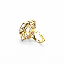 scheletrico diamond ring size 5 gioielli anello 3d print model - Mito3D